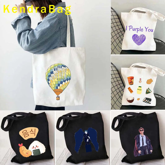 BTS/BT21 Meme Tote Bags